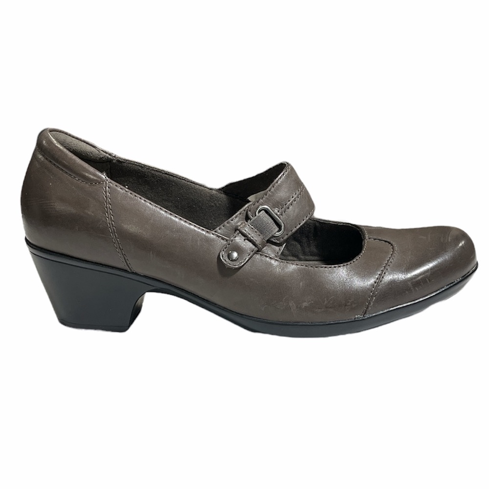 Clarks Leather Slip-on Mary Janes - Ingalls Siene  10W  0481 - Picture 10 of 15